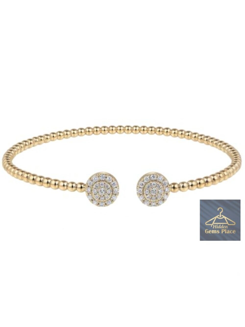 18K Gold Plated Cuff Bracelet Bangle for Women Elegant Open Design Adjustable